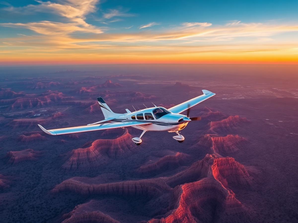 Aircraft over Arizona
